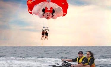 jetski + parascending + crazy dount
